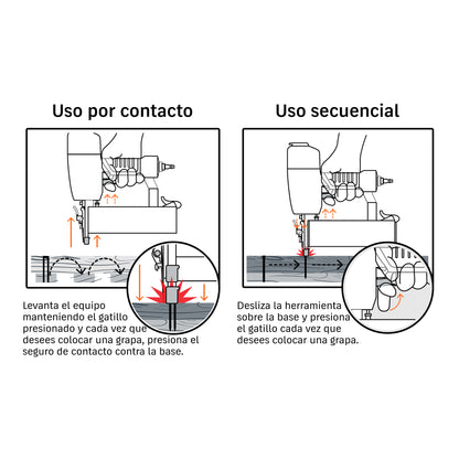 GRAPADORA NEUMATICA CAL. 18 ENNE-120 TRUPER