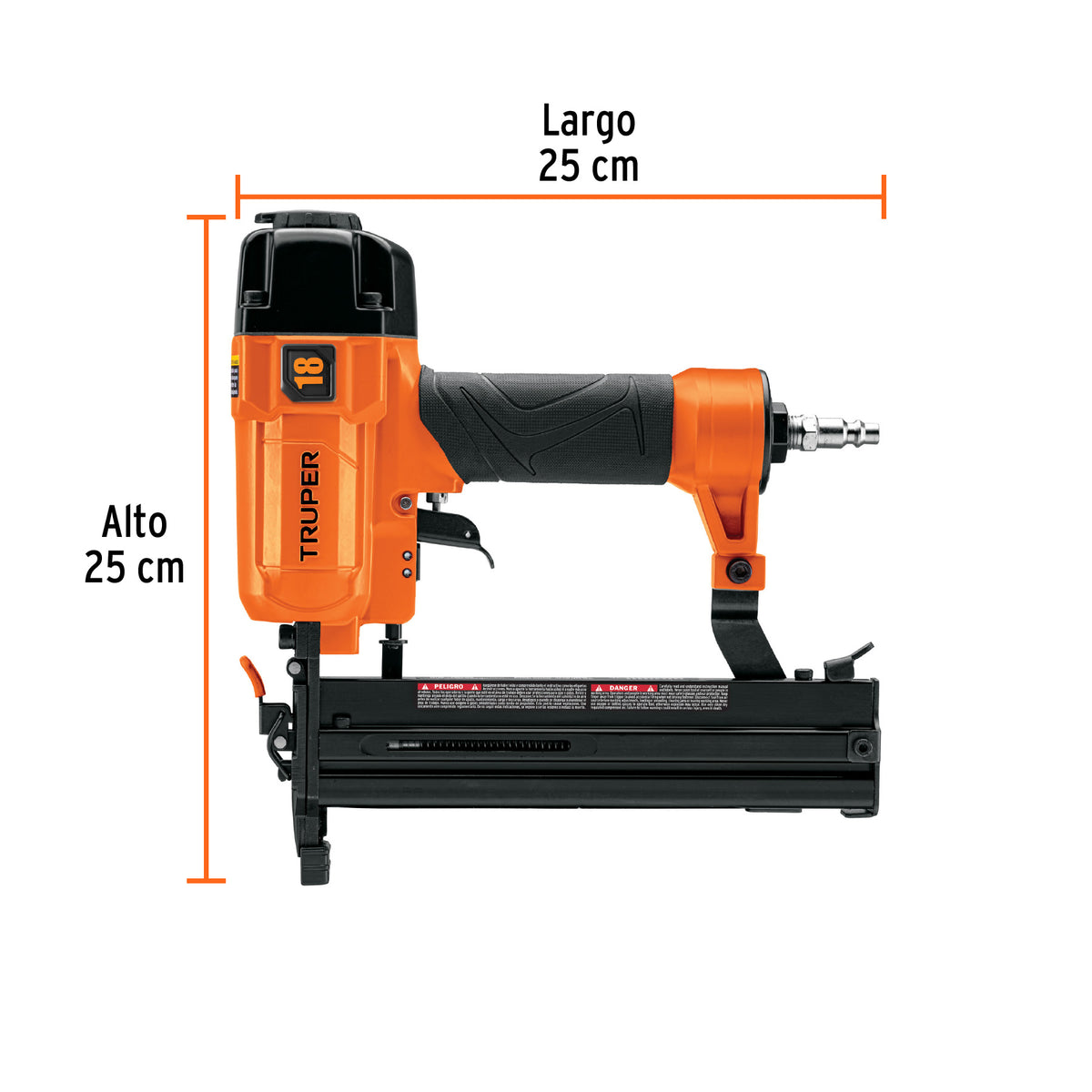 GRAPADORA NEUMATICA CAL. 18 ENNE-120 TRUPER