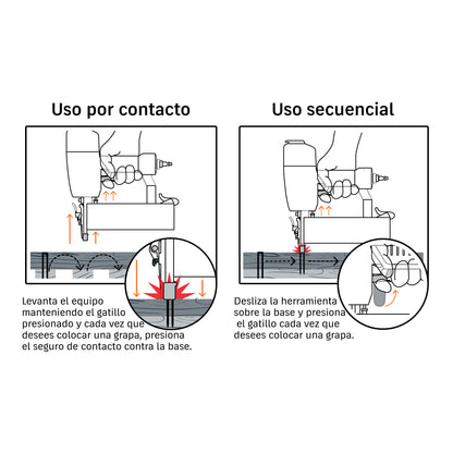 GRAPADORA NEUMATICA CAL. 16 ENNE-160 TRUPER