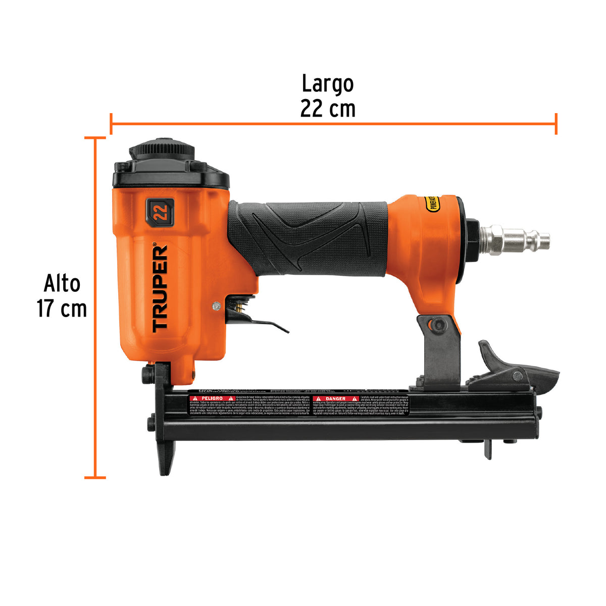 GRAPADORA NEUMATICA CAL. 22 ENNE-70 TRUPER