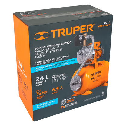 BOMBA PARA AGUA 1/2-HP TRUPER HIDRO HIDR-1/2X24