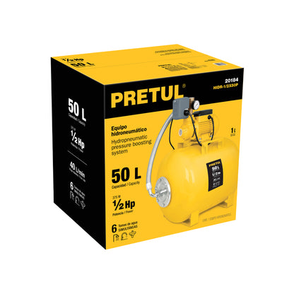 BOMBA PARA AGUA 1/2-HP PRETUL HIDRO HIDR-1/2X50P
