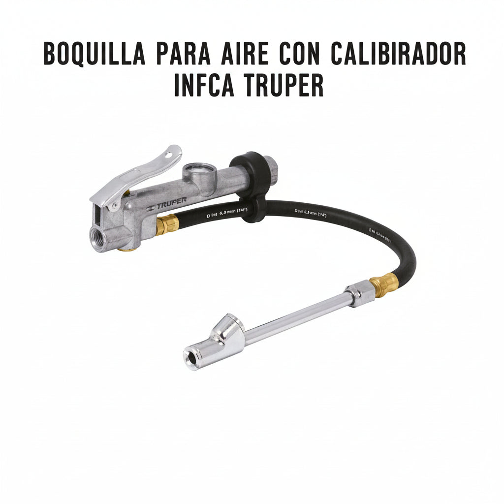 BOQUILLA PARA AIRE CON CALIBRADOR INFCA TRUPER