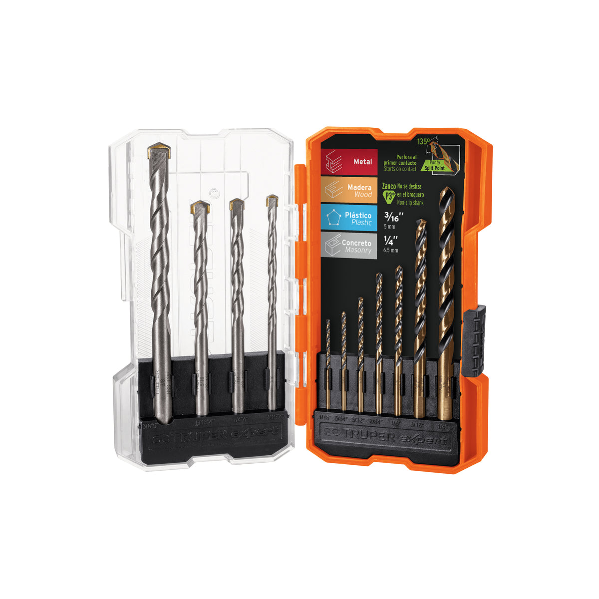 BROCAS TRUPER 11-PCS JBAC-11 MIXT-HIE/CONCRETO