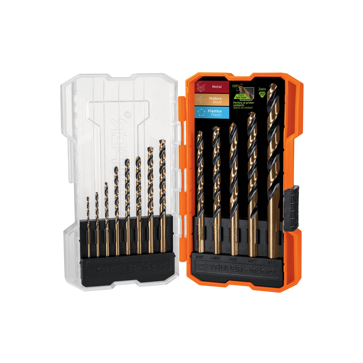 BROCAS TRUPER 13-PCS JBAV-13 PARA HIERRO