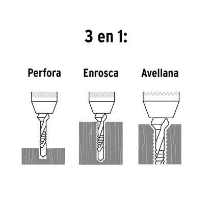BROCA MACHUELO PARA HIERRO 6PCS TRUPER