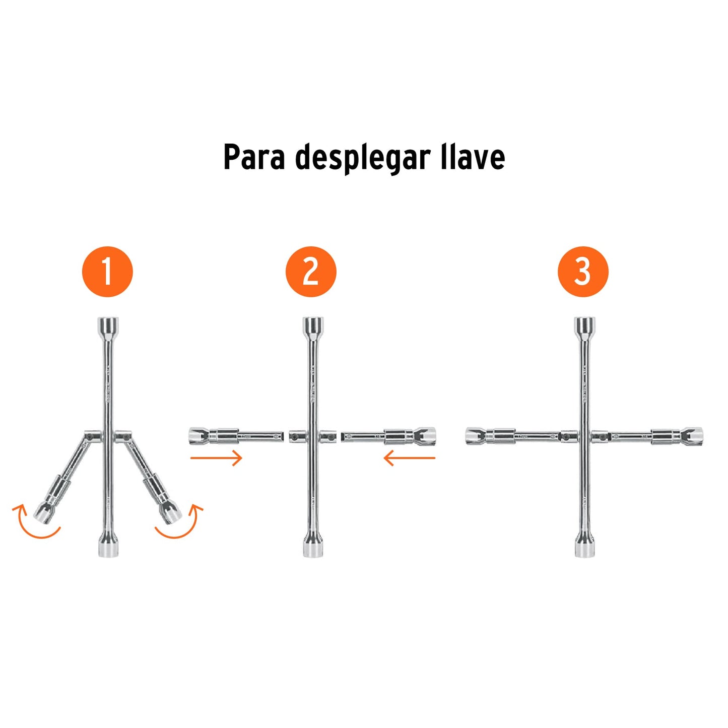 LLAVE RUEDA CRUZ TRUPER 3/4X13/16X7/8X17MM
