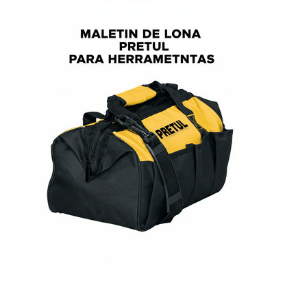 MALETIN DE LONA PRETUL PARA HERRAMIENTAS