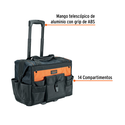 CAJA PORTA HERRAMIENTAS CON RUEDAS TRUPER EXPERT MALE-22R