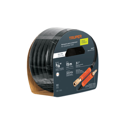 MANGUERA PARA COMPRESOR TRUPER DE USO RUDO HASTA 300PSI