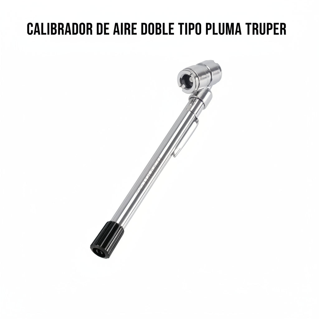 CALIBRADOR DE AIRE DOBLE TIPO PLUMA TRUPER