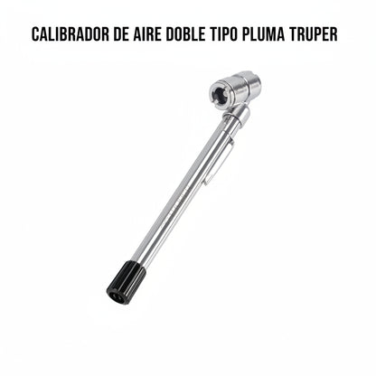 CALIBRADOR DE AIRE DOBLE TIPO PLUMA TRUPER