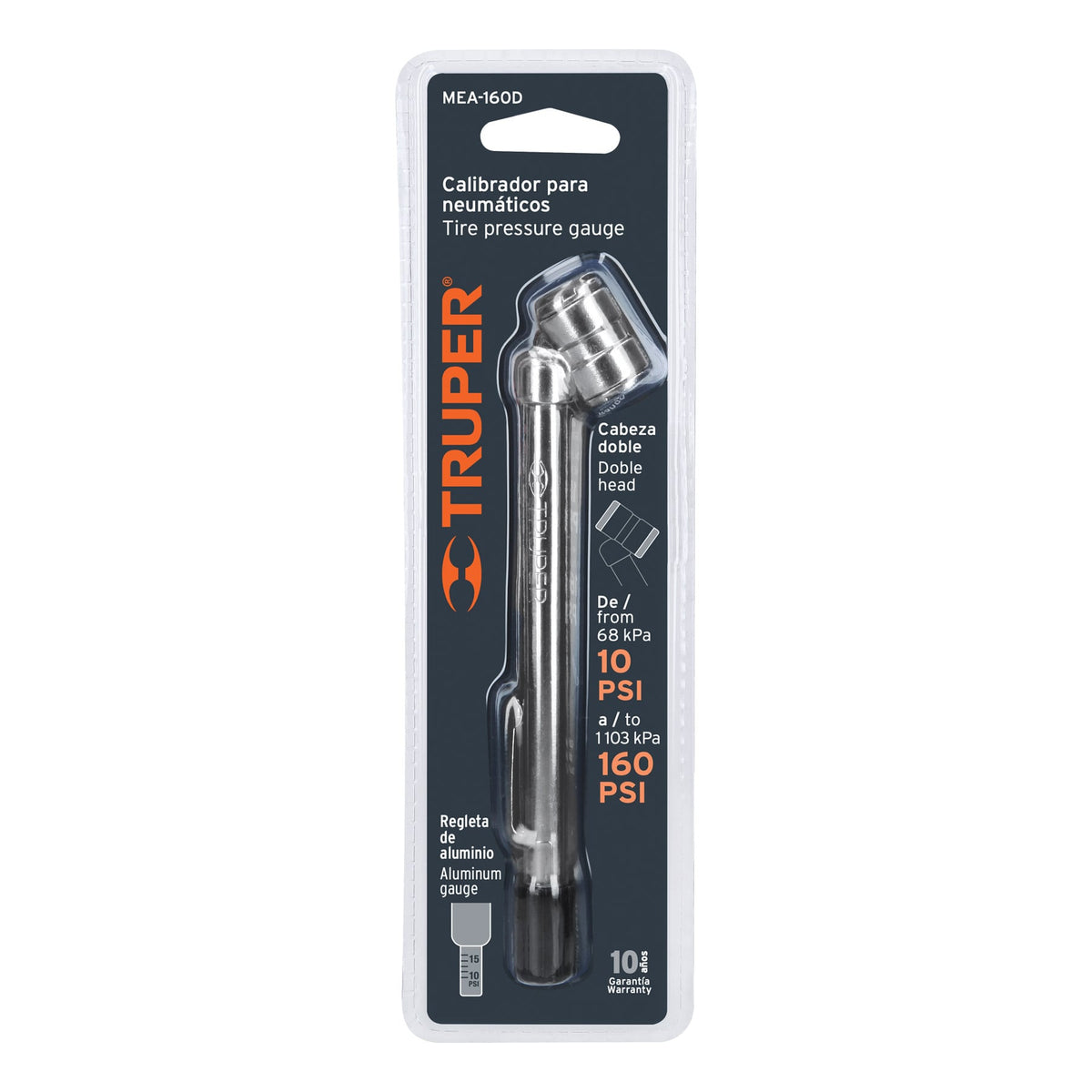 CALIBRADOR DE AIRE DOBLE TIPO PLUMA TRUPER