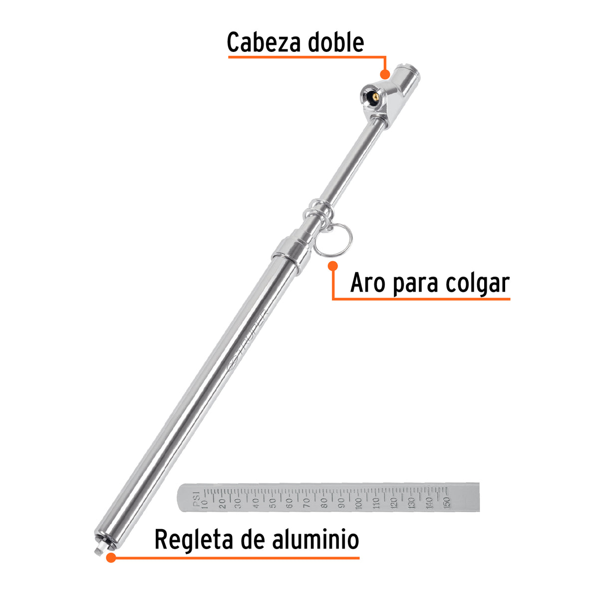 CALIBRADOR DE AIRE DOBLE TRUPER