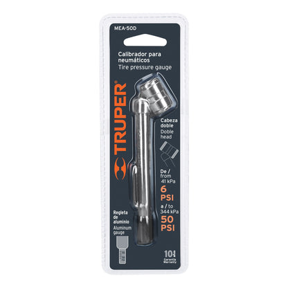 CALIBRADOR DE AIRE DOBLE TIPO PLUMA TRUPER