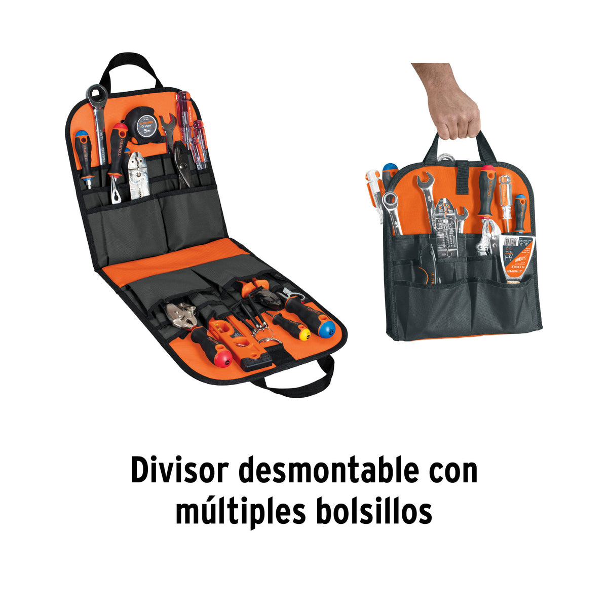 MOCHILA PORTA HERRAMIENTAS TRUPER MOHE-13 POLIESTER
