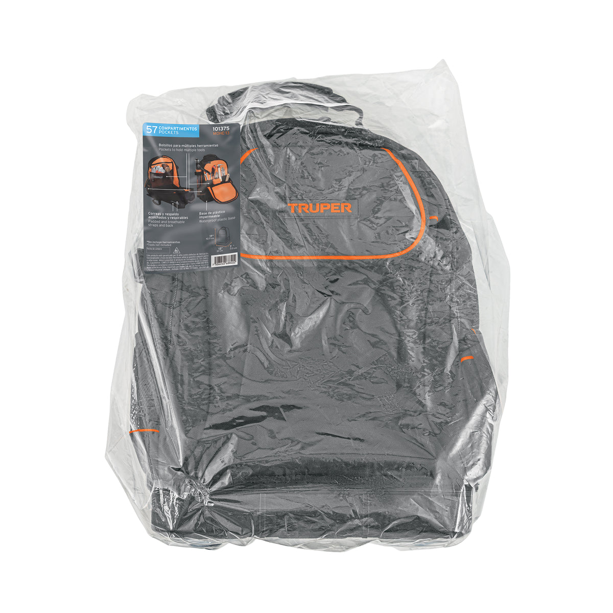 MOCHILA PORTA HERRAMIENTAS TRUPER MOHE-13 POLIESTER