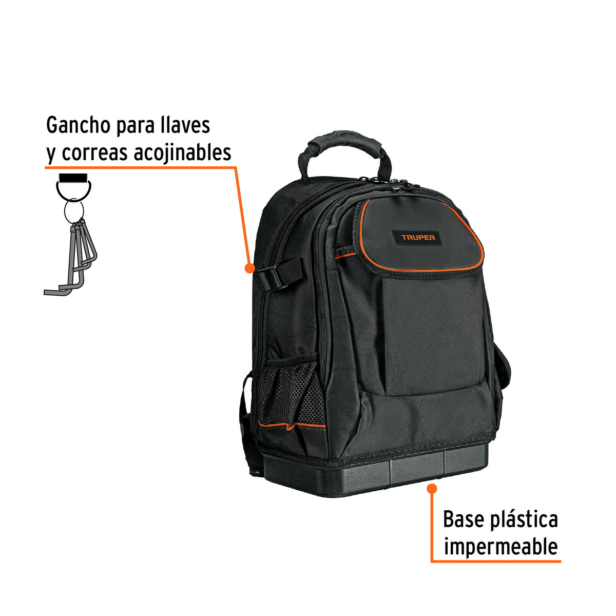 MOCHILA PORTA HERRAMIENTAS TRUPER MOHE-13 POLIESTER