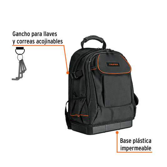 MOCHILA PORTA HERRAMIENTAS TRUPER MOHE-13 POLIESTER