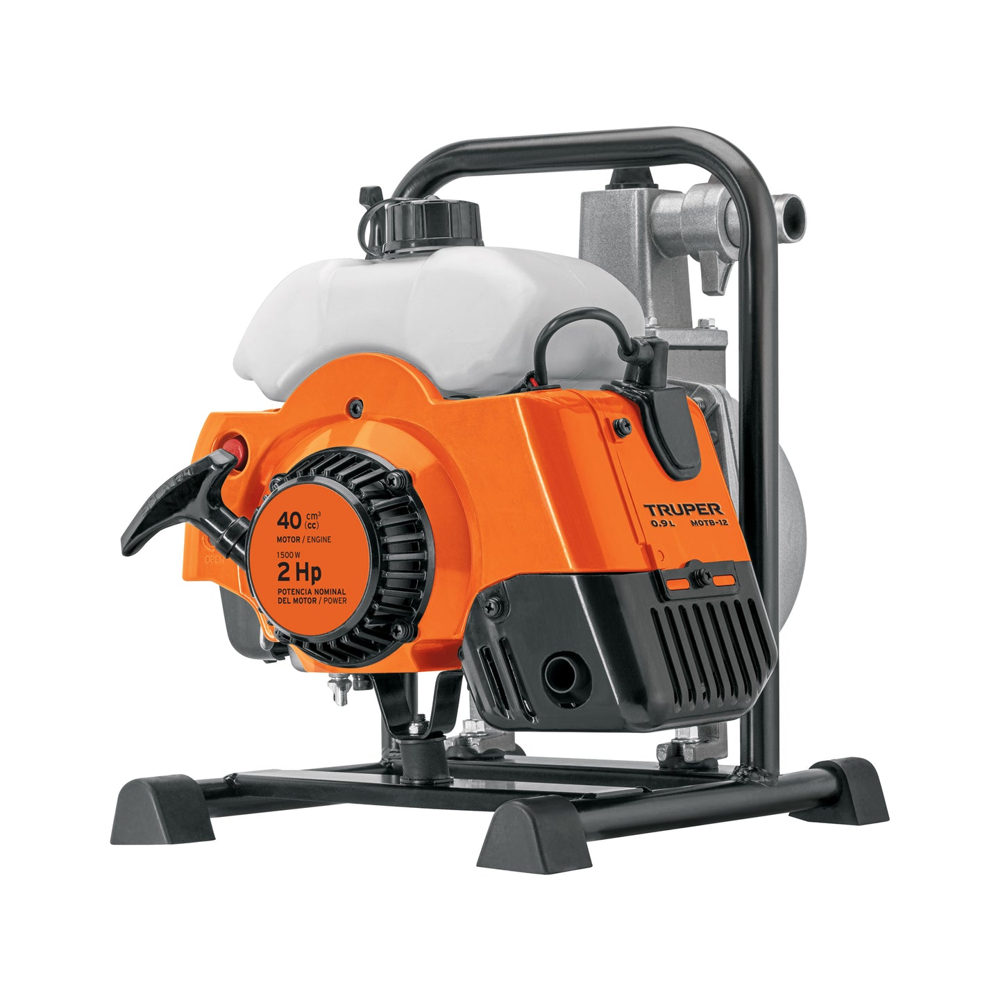 MOTOBOMBA 1 DE SALIDA TRUPER 2HP MOTB-12