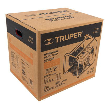 MOTOBOMBA 2 DE SALIDA TRUPER 6.5HP MOTB-2