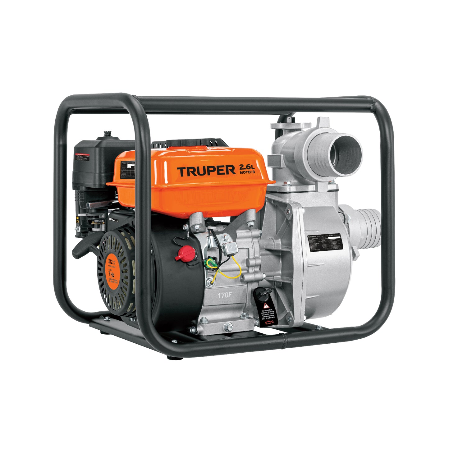 MOTOBOMBA 3 DE SALIDA TRUPER 6.5HP MOTB-3