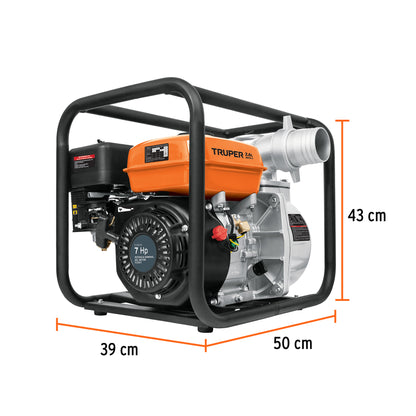 MOTOBOMBA 3 DE SALIDA TRUPER 6.5HP MOTB-3