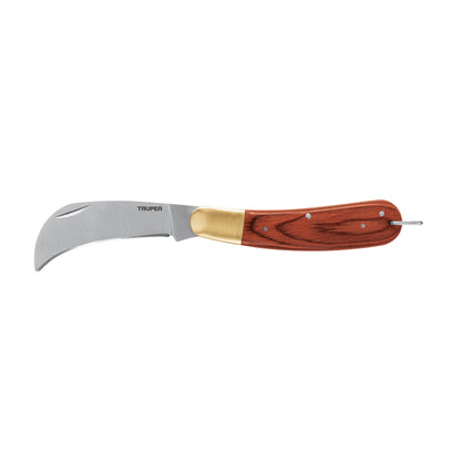CUCHILLO M/MADERA PARA ELECTRICISTA NEL-8 TRUPER