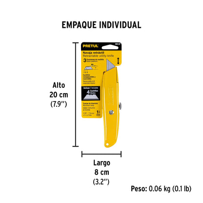CUCHILLA PARA TAPICERO 6 NM-6P PRETUL