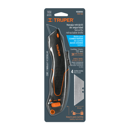 CUCHILLA PARA TAPICERO 7 NM-6S AUTO-RETRACTIL TRUPER