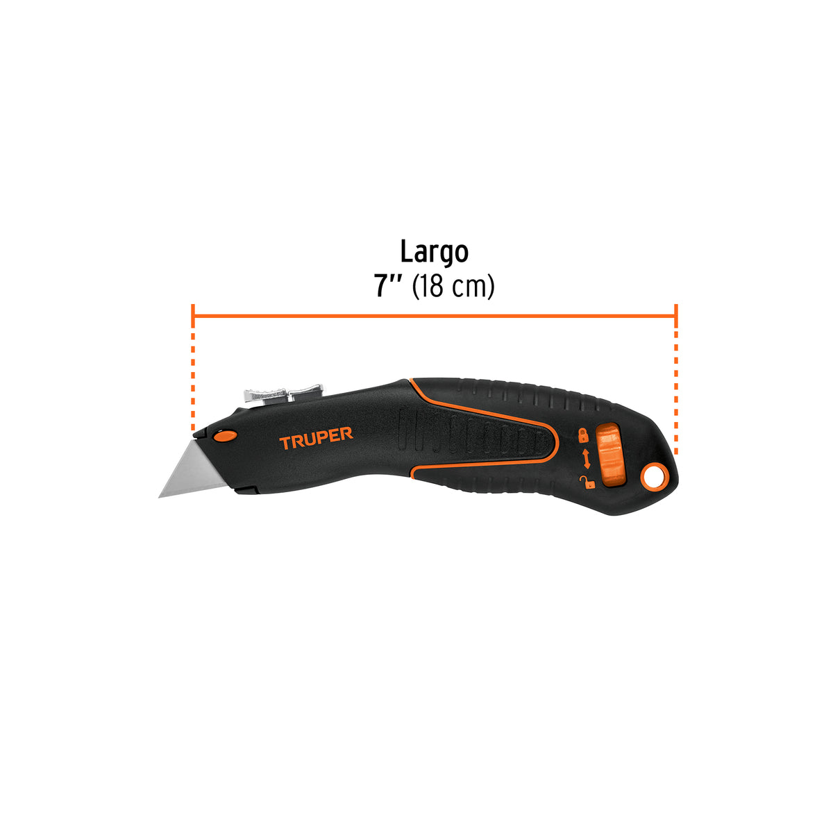 CUCHILLA PARA TAPICERO 7 NM-6S AUTO-RETRACTIL TRUPER