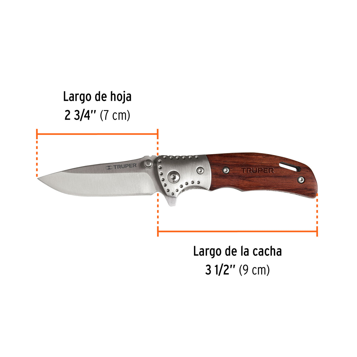 NAVAJA NV-3 TIPO METAL DE BOLSILLO TRUPER