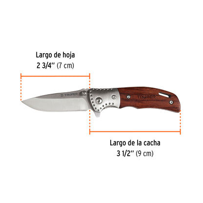 NAVAJA NV-3 TIPO METAL DE BOLSILLO TRUPER