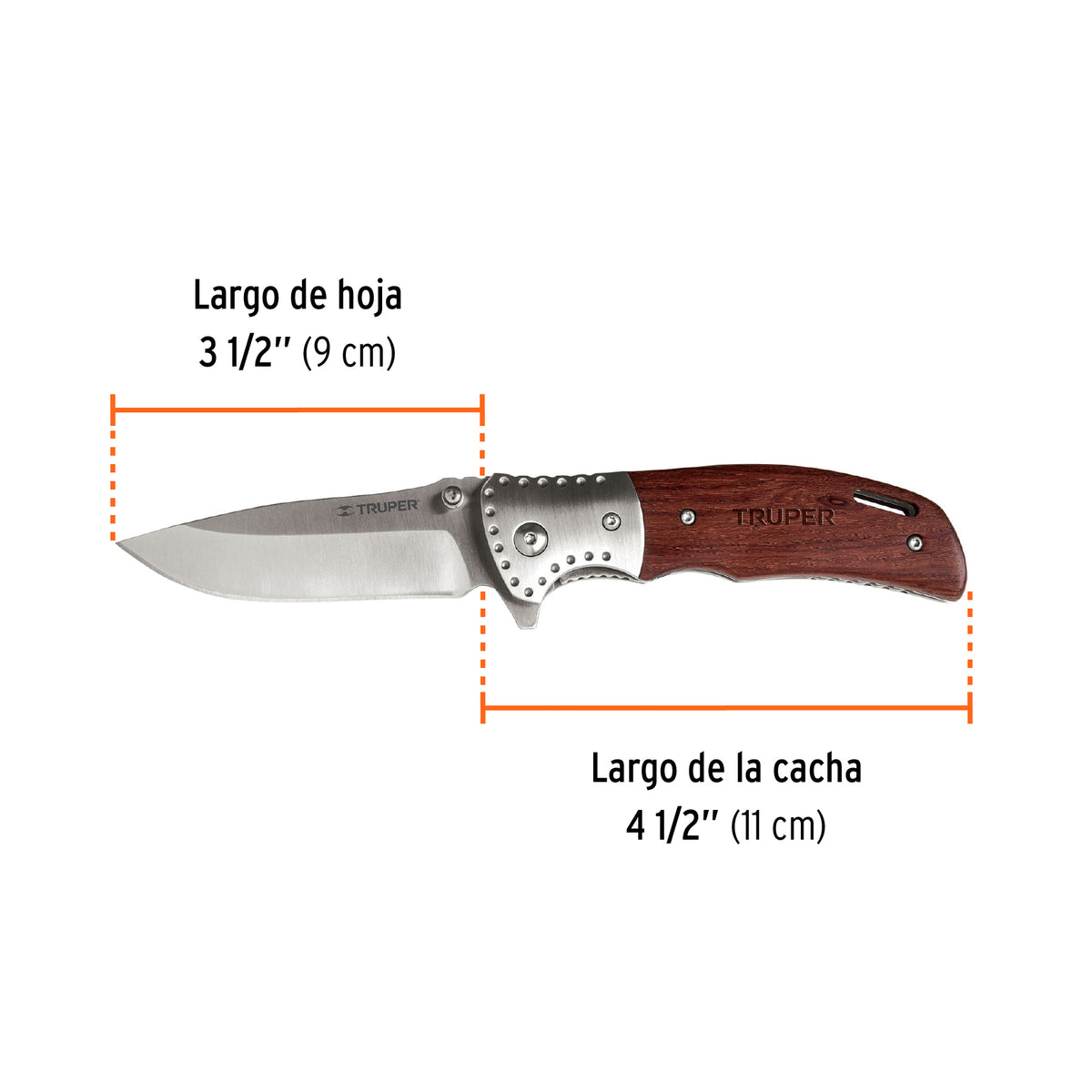 NAVAJA NV-4 TIPO METAL DE BOLSILLO TRUPER