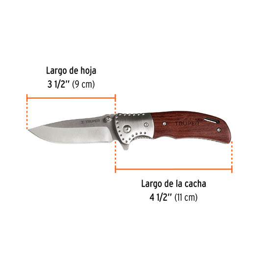 NAVAJA NV-4 TIPO METAL DE BOLSILLO TRUPER