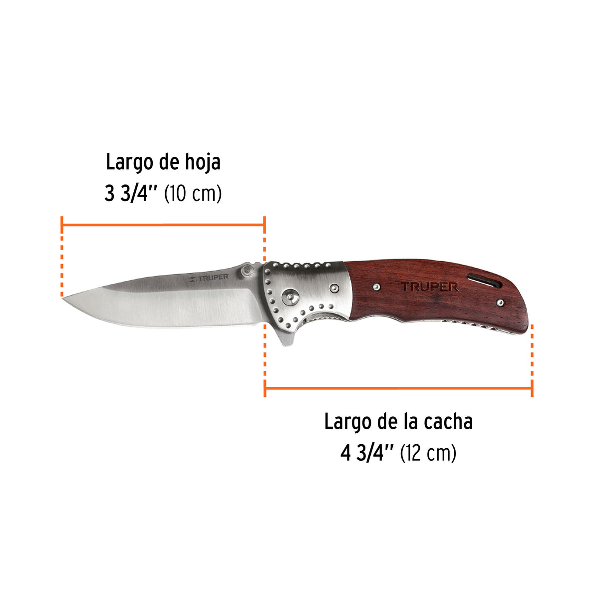 NAVAJA NV-5 TIPO METAL DE BOLSILLO TRUPER