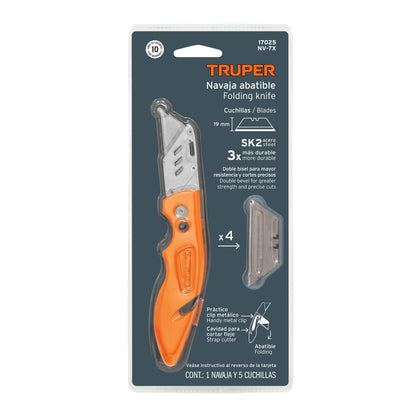 NAVAJA NV-7X TIPO METAL DE BOLSILLO 7" TRUPER