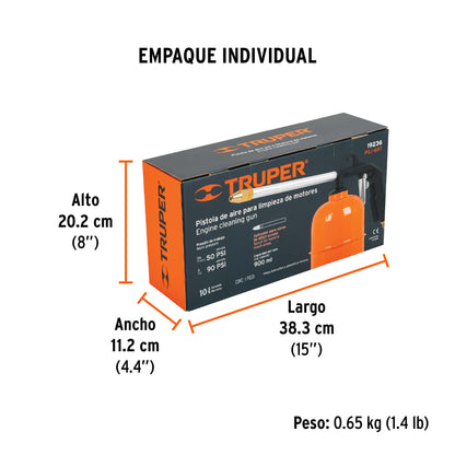 PISTOLA PARA LIMPIEZA DE MOTOR PILI-697 TRUPER