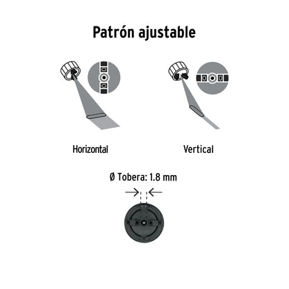 PISTOLA PARA PINTAR INALAMBRICA 20V PIPI-20P PRETUL
