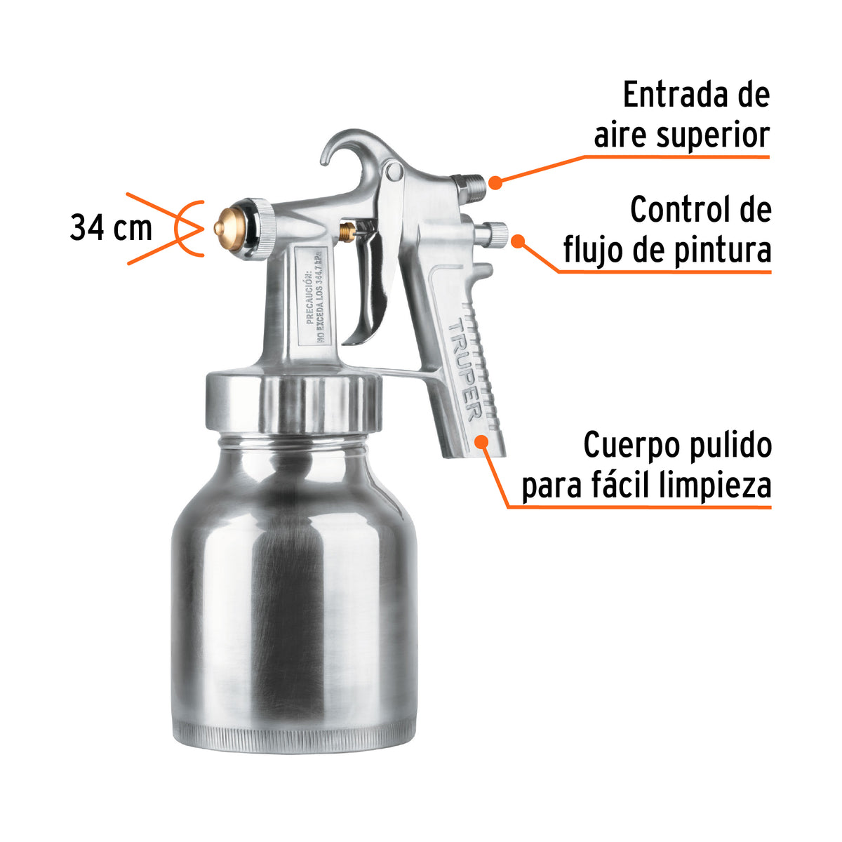 PISTOLA PARA PINTAR 10PSI PIPI-210 TRUPER