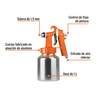PISTOLA PARA PINTAR 50PSI PIPI-26 TRUPER