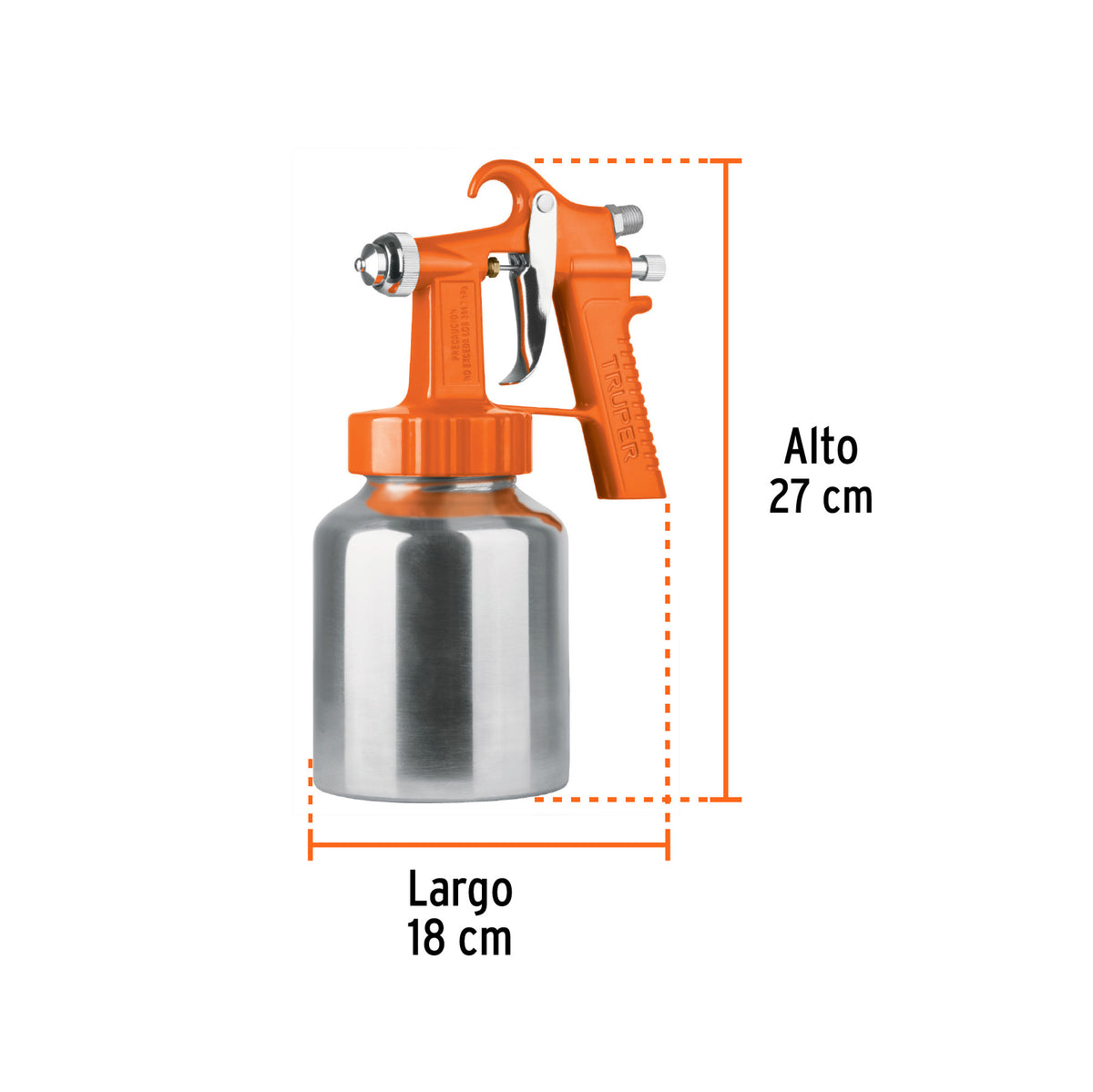 PISTOLA PARA PINTAR 50PSI TRUPER