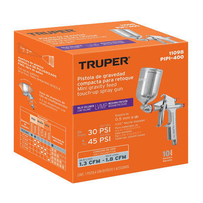PISTOLA PARA PINTAR 45PSI GRAVEDAD TRUPER