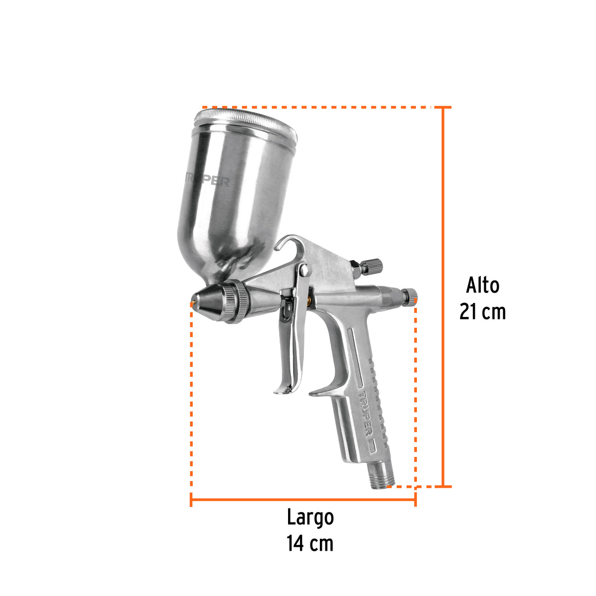 PISTOLA PARA PINTAR 45PSI GRAVEDAD TRUPER