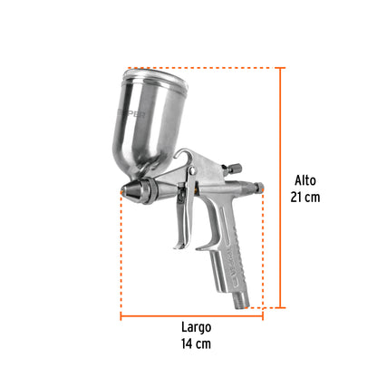 PISTOLA PARA PINTAR 45PSI GRAVEDAD TRUPER