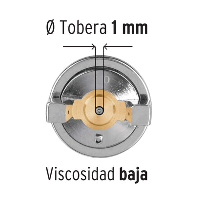 PISTOLA PARA PINTAR 50PSI GRAVEDAD TRUPER