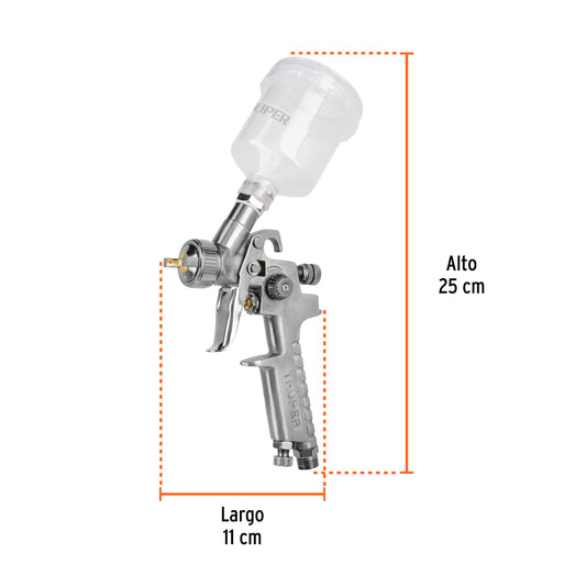 PISTOLA PARA PINTAR 50PSI GRAVEDAD TRUPER