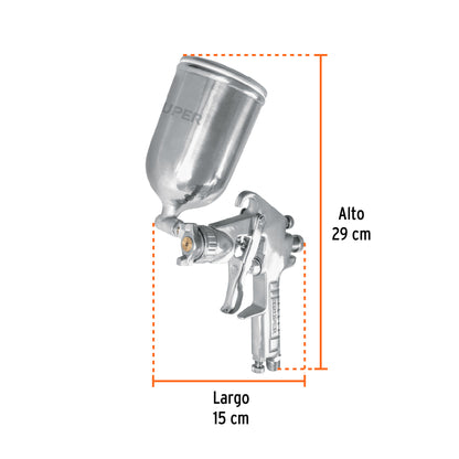 PISTOLA PARA PINTAR 50PSI GRAVEDAD PIPI-420 TRUPER