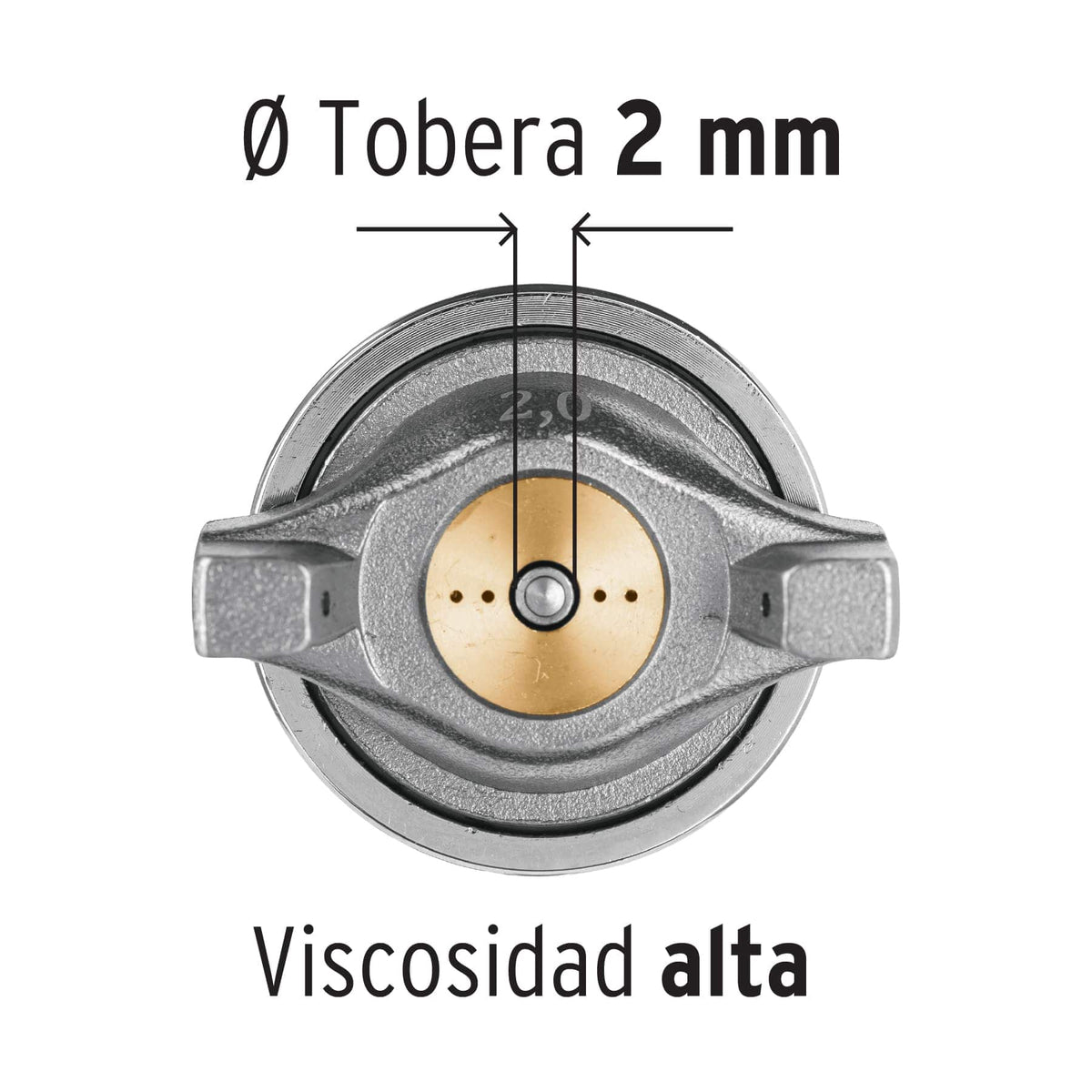 PISTOLA PARA PINTAR 50PSI GRAVEDAD PIPI-422 TRUPER