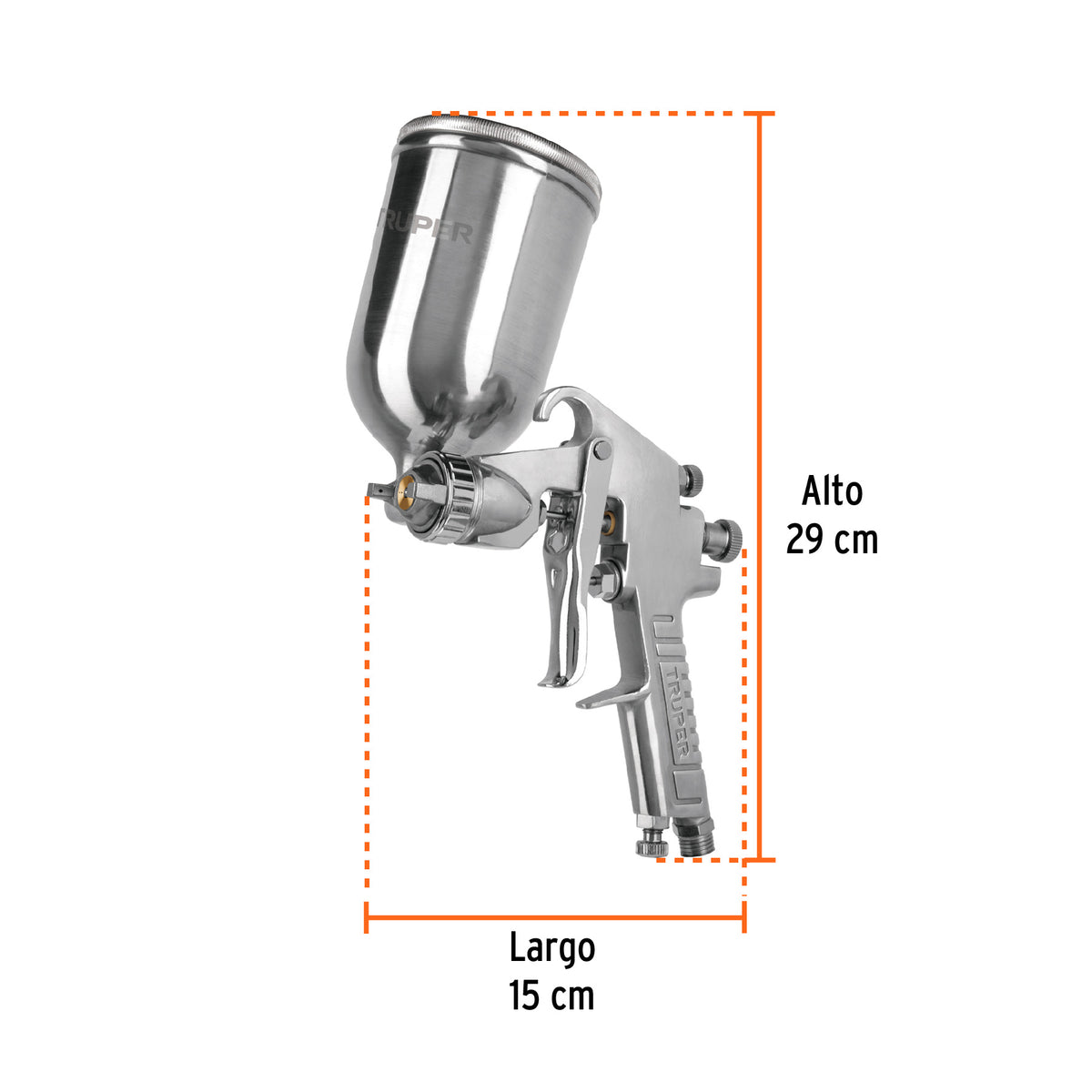 PISTOLA PARA PINTAR 50PSI GRAVEDAD PIPI-422 TRUPER